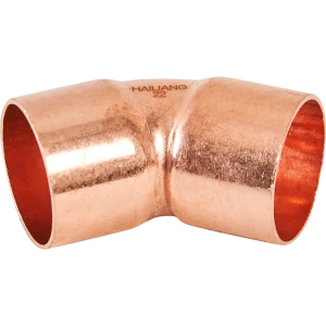 Угол двухраструбный Hailiang ø22/45° мм медь 88673083 STLM-2131268