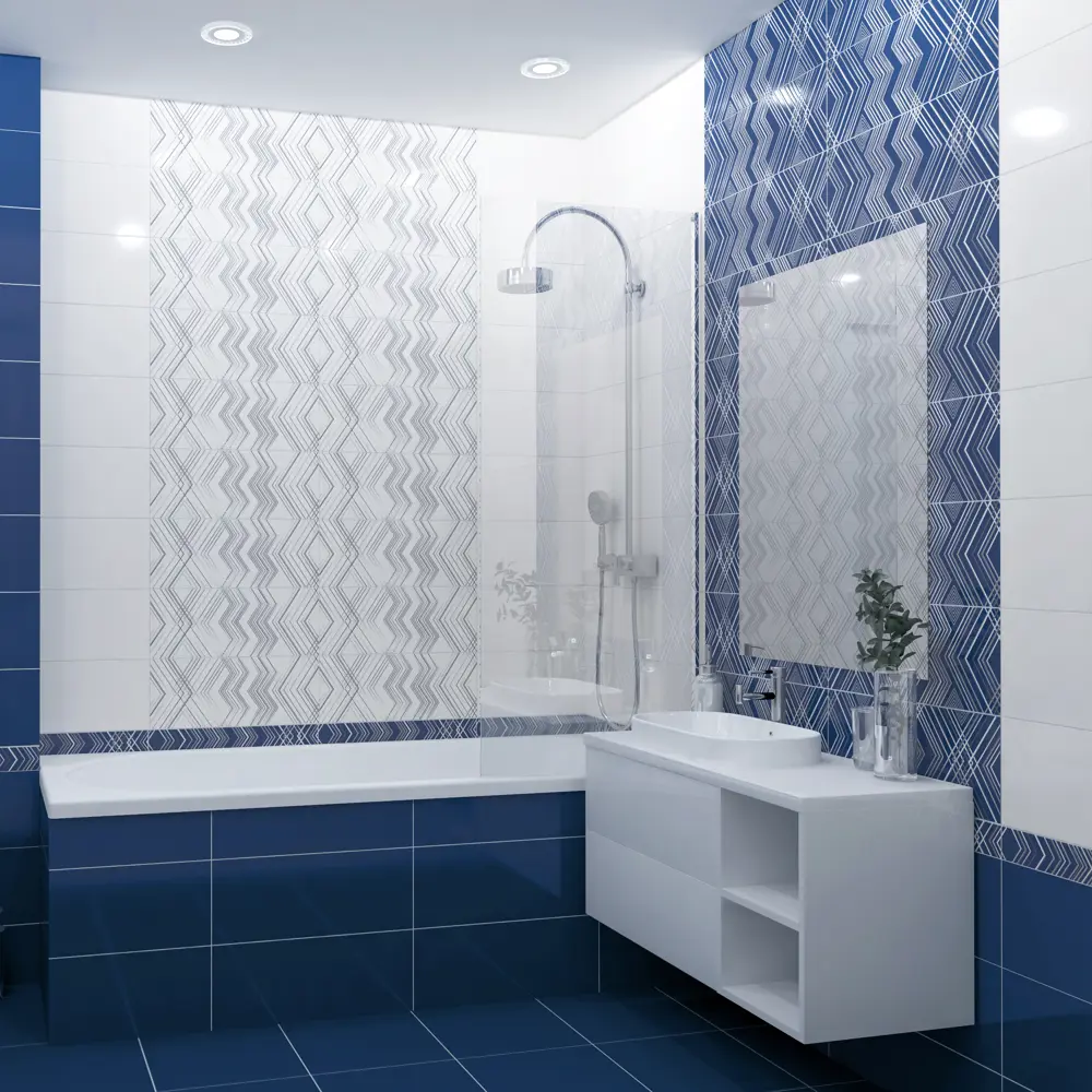 Плитка настенная Azori Festa 20.1x50.5 см 1.52 м² цвет бежевый 82472923 STLM-2181280  - Вид №10