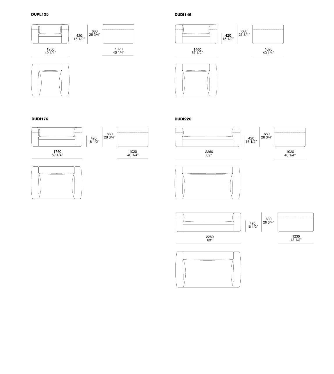 Угловой диван из ткани Poliform ARCH-00067565 - Вид №6
