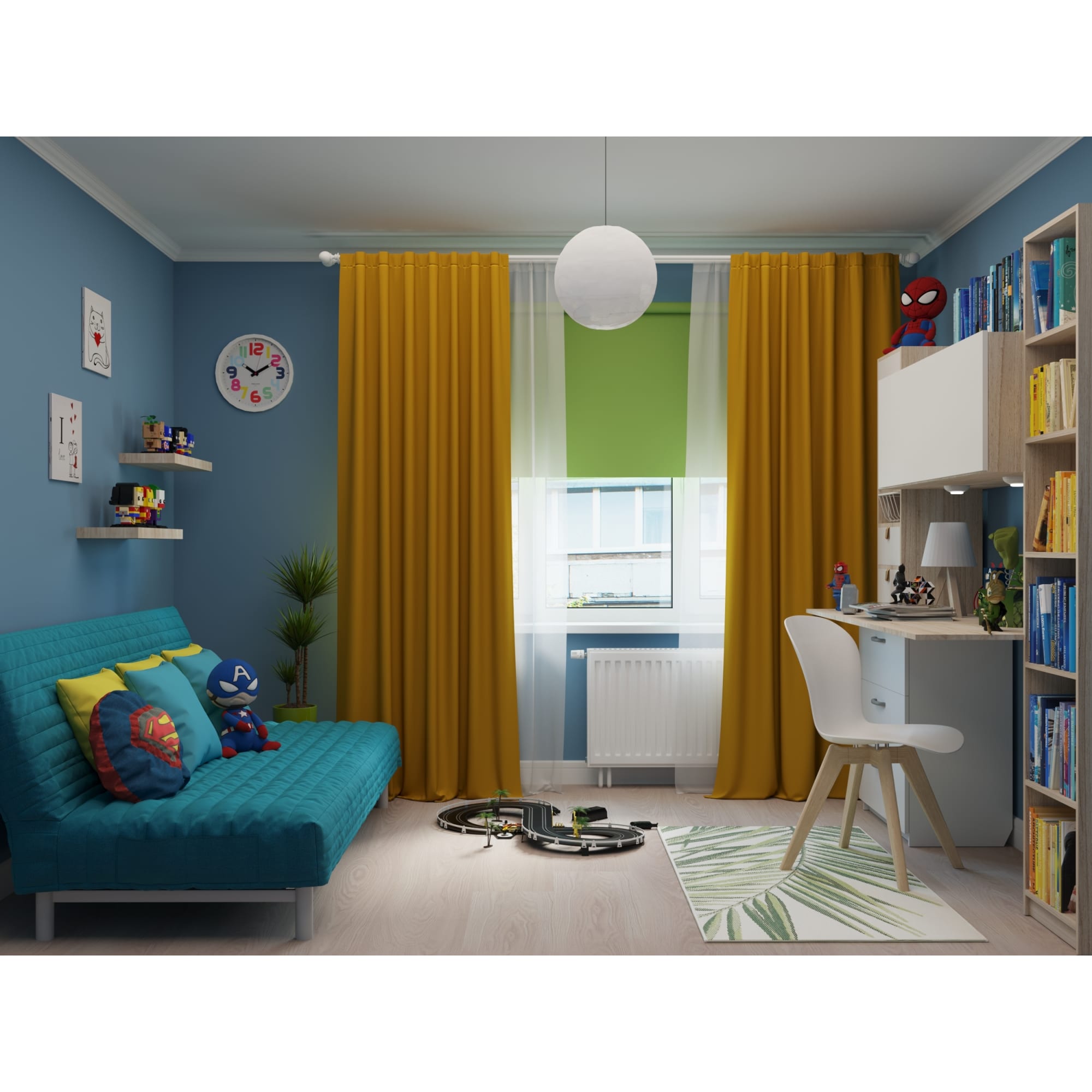 81965215 Дверь для шкафа МФ 38x59.6x1.6 см цвет белый глянец Lion Santreyd  - Вид №10