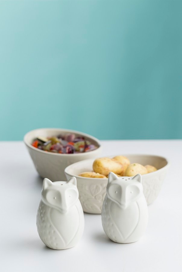 Солонка керамическая 10 см белая In the Forest Fox MASON CASH ДИЗАЙНЕРСКИЕ 00-3870444 Белый  - Вид №1