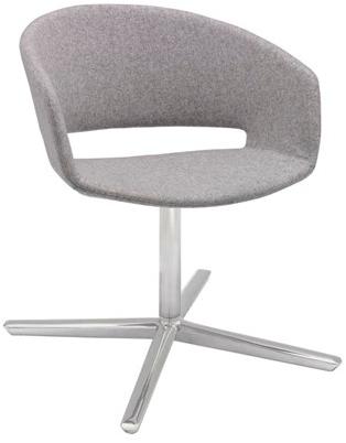 Andreu World Мягкое вращающееся кресло с 4-мя спицами Ronda So0465 - Вид №6