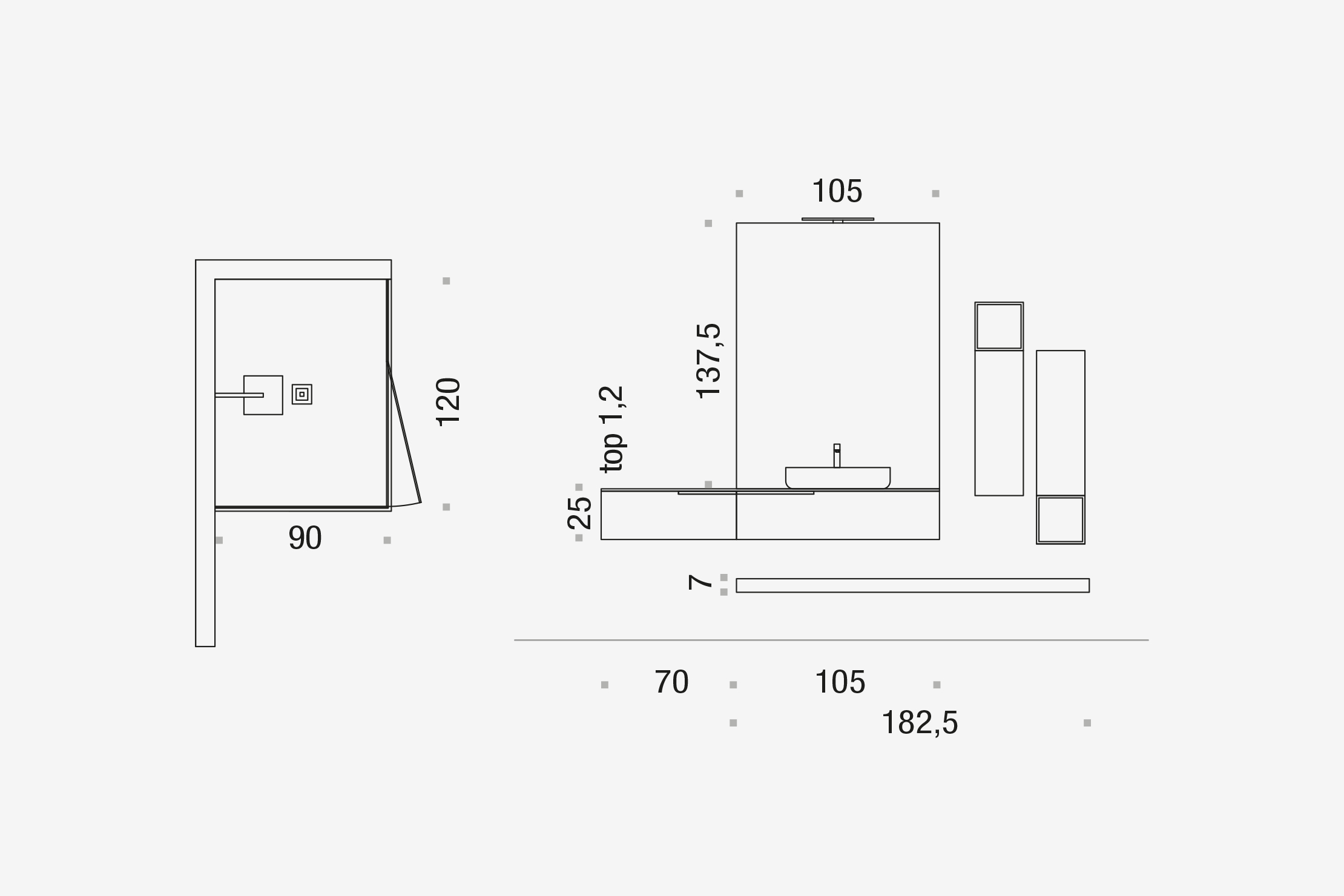 Комплект мебели 69 Arcom Pollock STARC147 - Вид №3