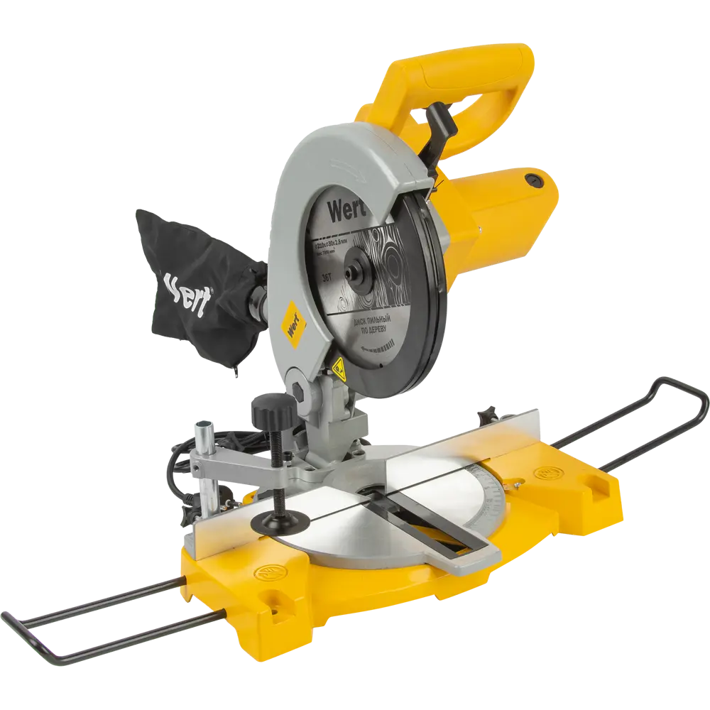 Пила торцовочная Wert MS 1321, 1350 Вт, 210 мм STLM-2052369