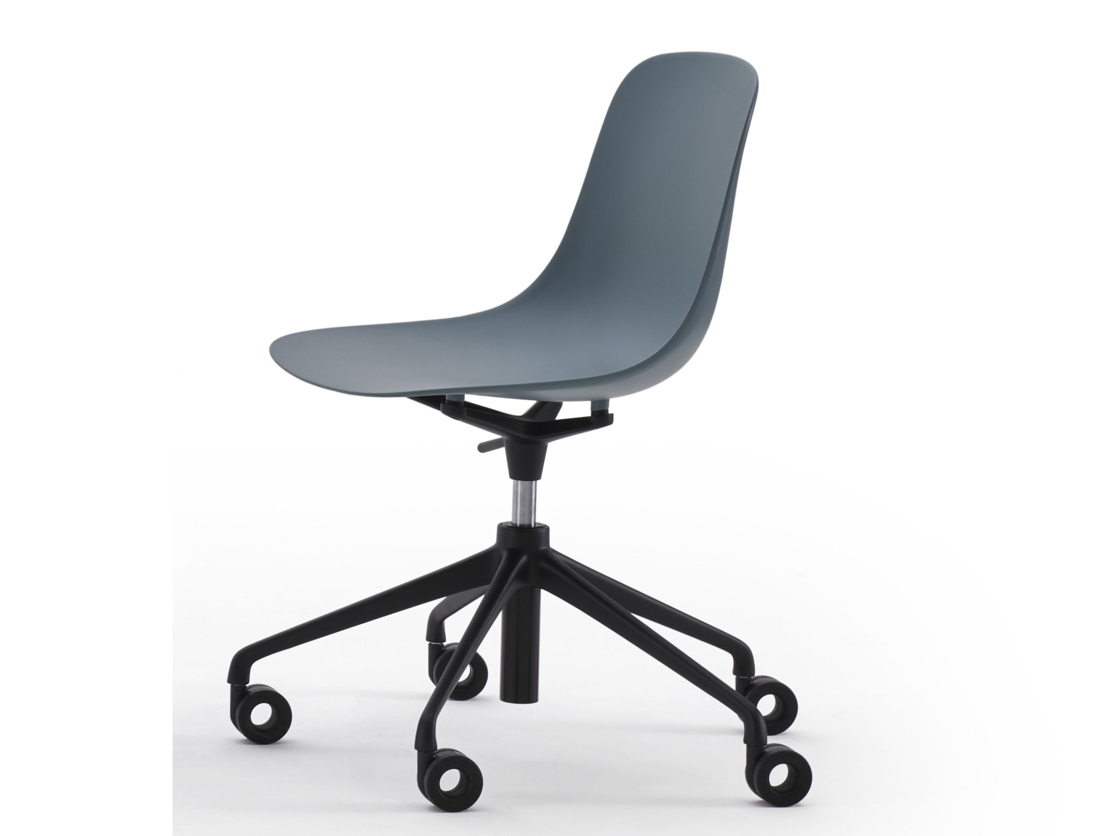 Регулируемое по высоте офисное кресло из полипропилена с колесами ESTEL GROUP ARCH-00076401