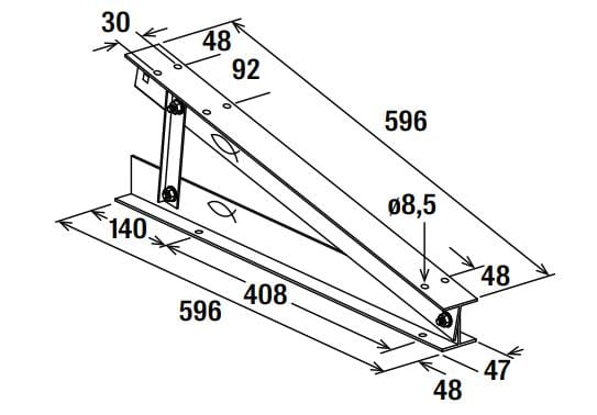Аксессуар для алюминиевой фотоэлектрической системы FISCHER Fischer STFS ARCH-00107021 - Вид №3