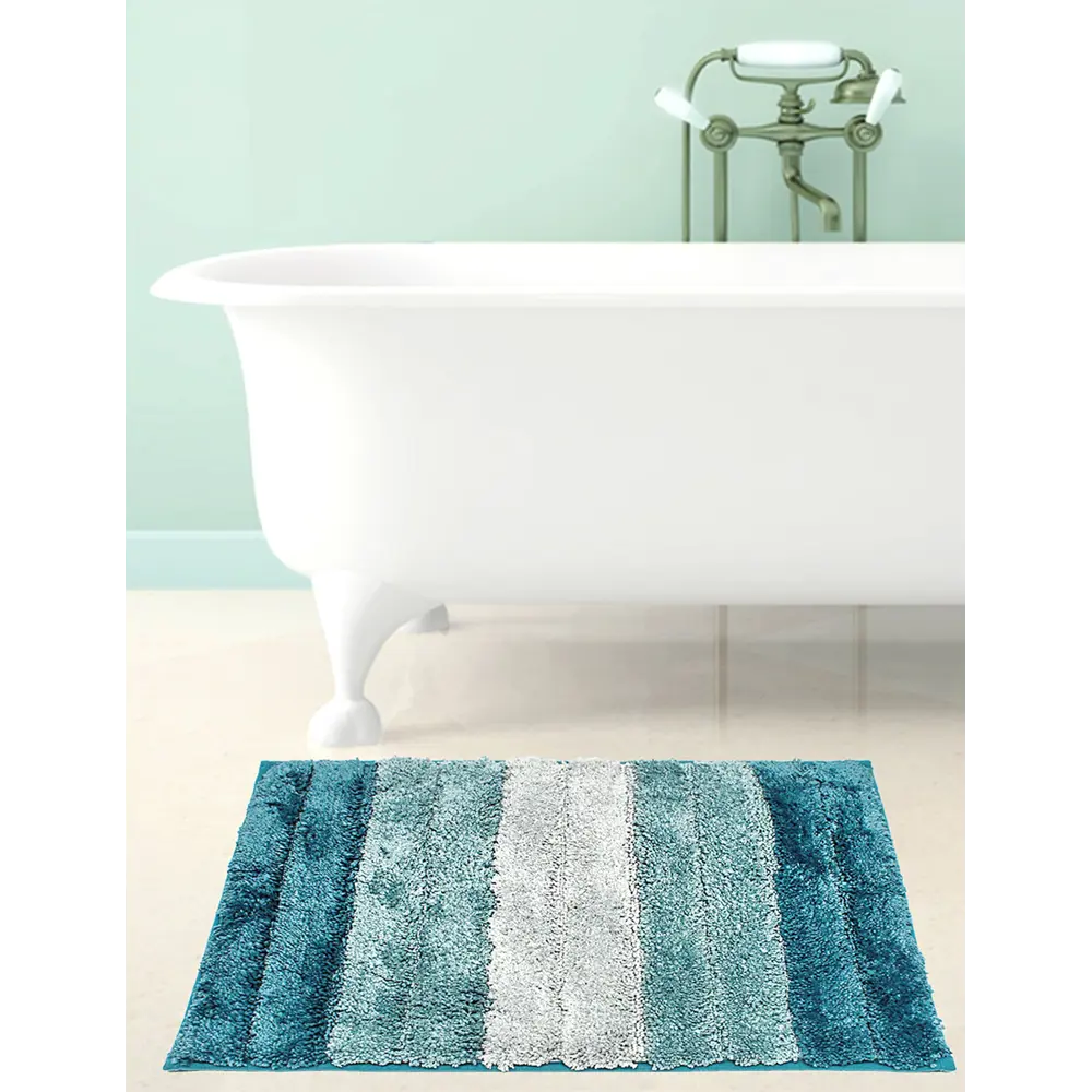 Коврик для ванной комнаты «Градиент» 40х60 см цвет голубой BATH PLUS STLM-2101033 - Вид №3