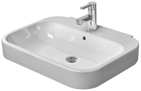 2316650000 Подвесная раковина настенная овальная Duravit Happy D.2 - Вид №1