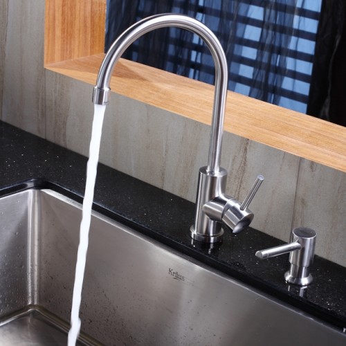 KHF200-30-KPF2160-SD20 Накладная раковина на столешницу  прямоугольная Krausru  - Вид №2