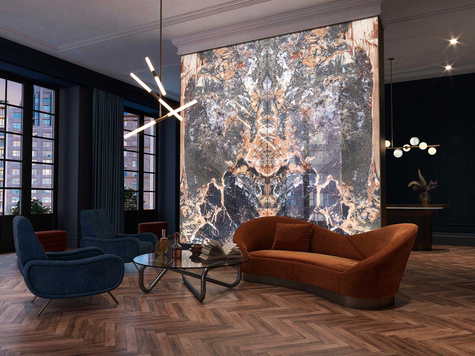 Декоративная панель из алюминия, стекла или ПММА Tecnografica супер драгоценные ARCH-00135541