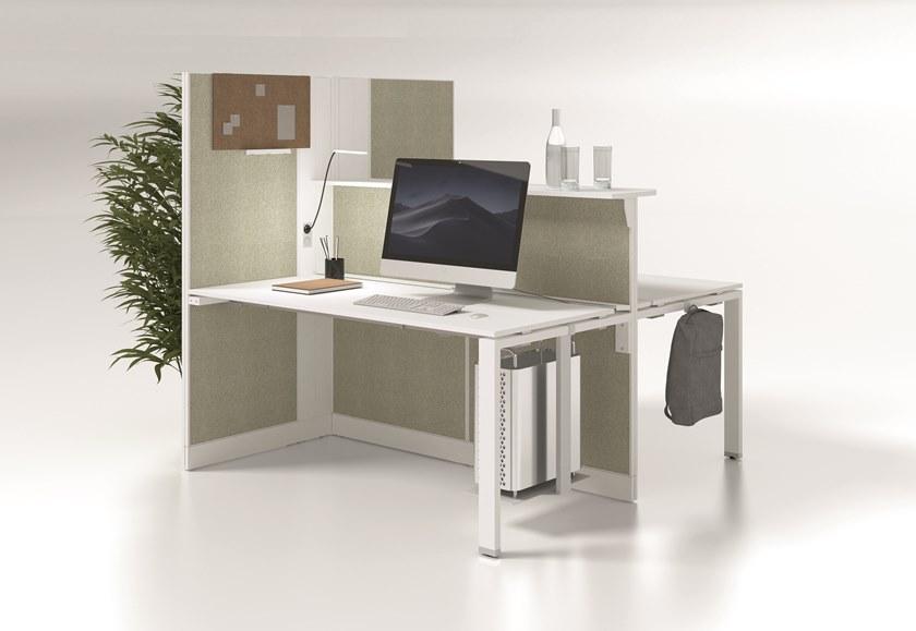 Bralco Отдельностоящая офисная перегородка из алюминия и стекла Kubick sun-id-1377515 - Вид №9