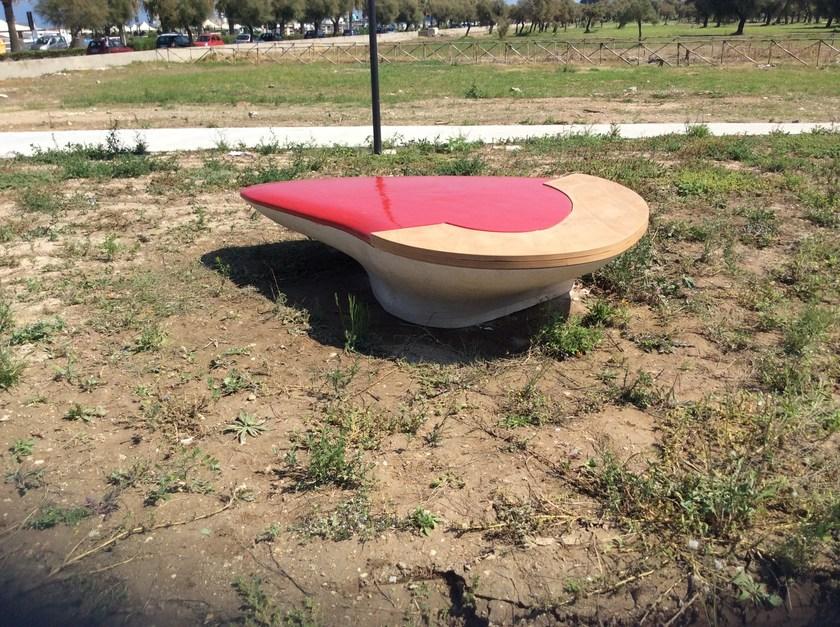 Manufatti Viscio Изогнутая скамья из реконструированного камня sun-id-1491143 - Вид №12