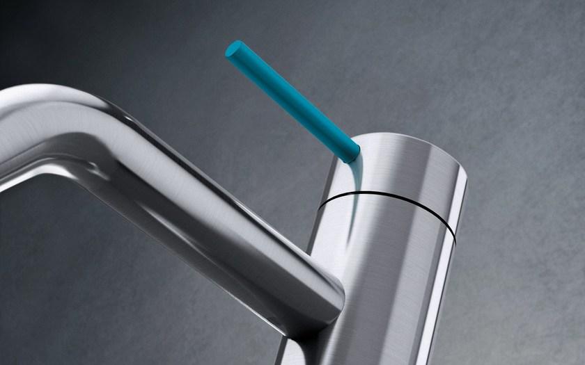 Radomonte Смеситель для раковины, однорычажный, настольный, из нержавеющей стали Toki Tki1 - Вид №7