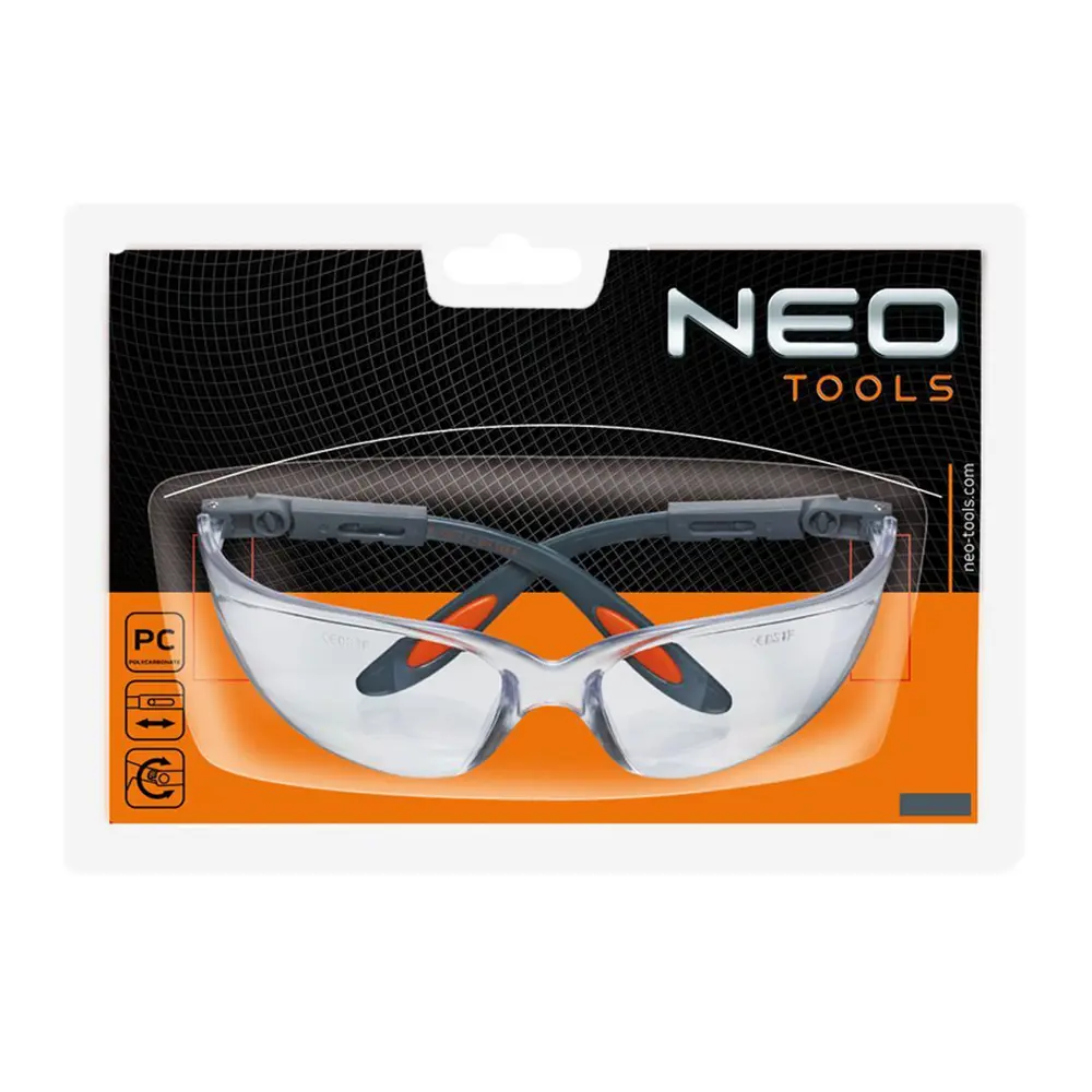 Очки защитные открытые Neo 97-500 прозрачные NEO TOOLS STLM-2024551 - Вид №1