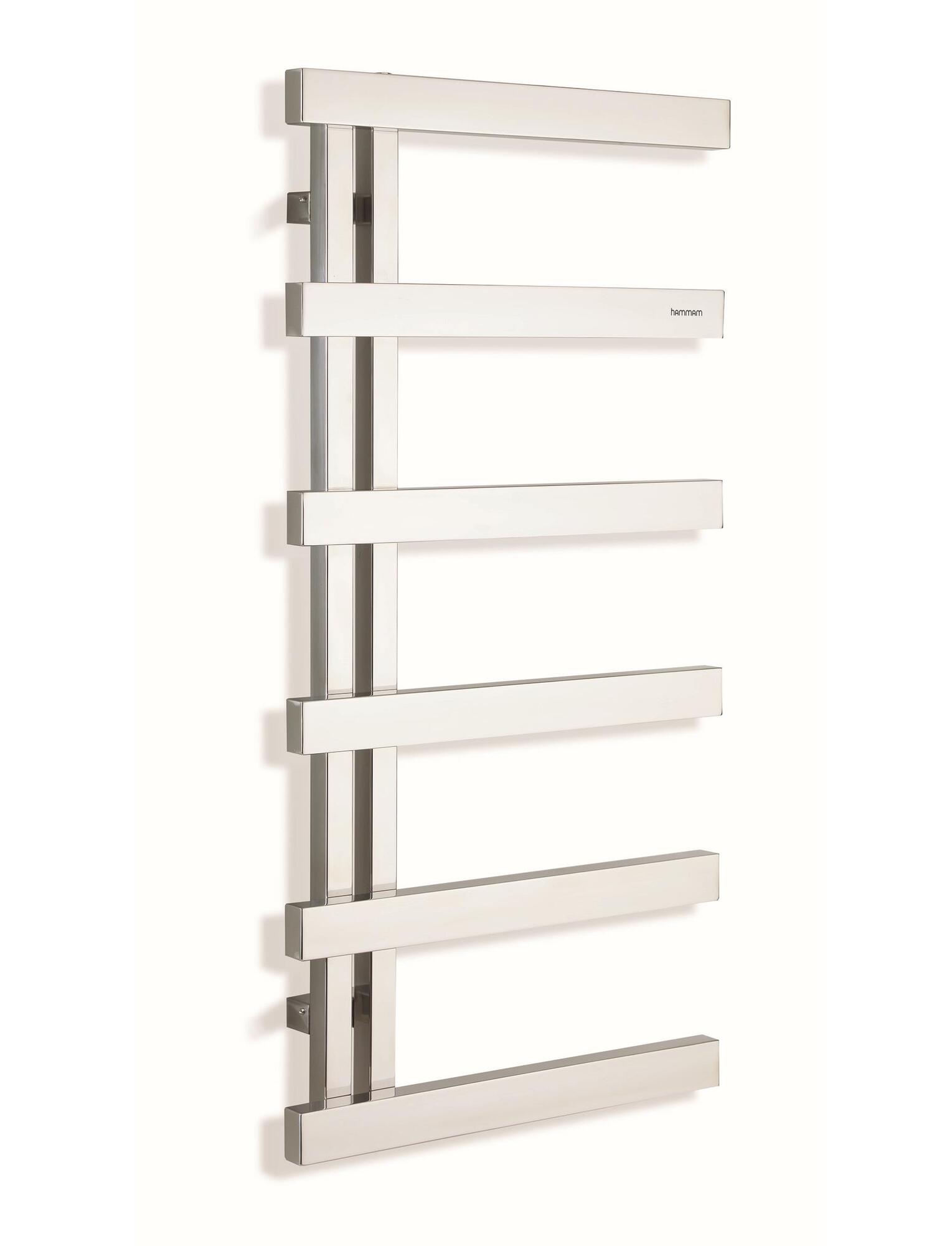 Полотенцесушитель Hammam DIVA Stainless steel  комбинированный; электрический или водяной Сталь  - Вид №8