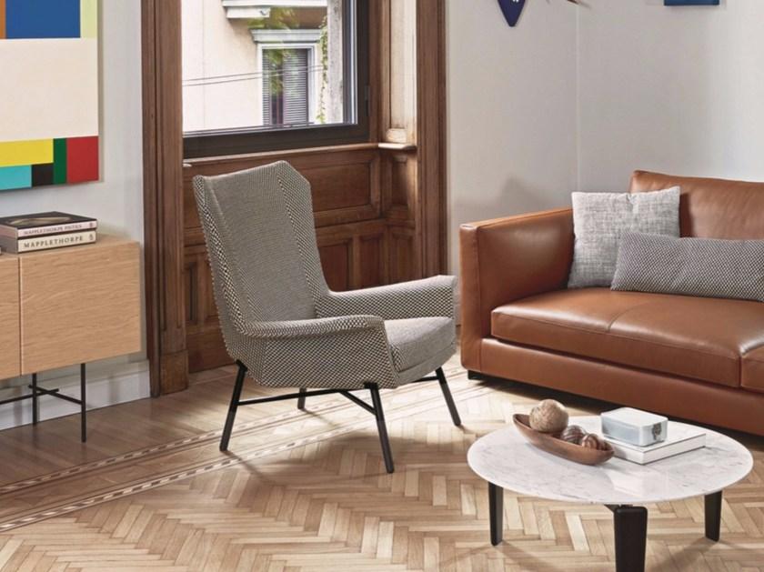 arflex Кресло с обивкой из ткани с подлокотниками sun-id-1397713 - Вид №4