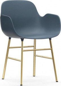 1400915 Кресло Латунь Синий Normann Copenhagen Form