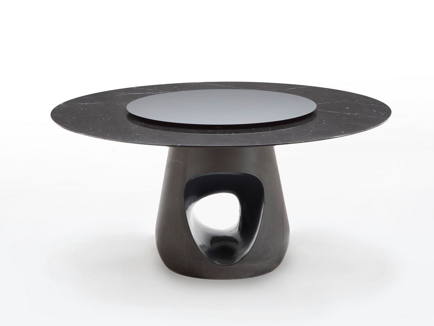 Овальный или круглый стол из мрамора и бетона Casamania & Horm ARCH-00088657 - Вид №5