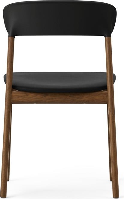 1401025 Herit Обивка для стульев Smoked Oak Spectrum Leather Black Normann Copenhagen  - Вид №3