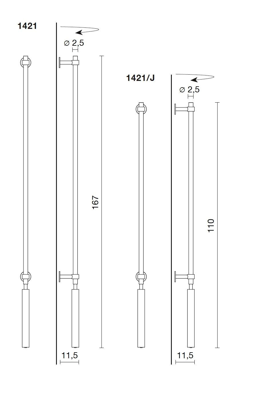 Алюминиевый светодиодный настенный светильник Martinelli Luce колибри ARCH-00087871 - Вид №2