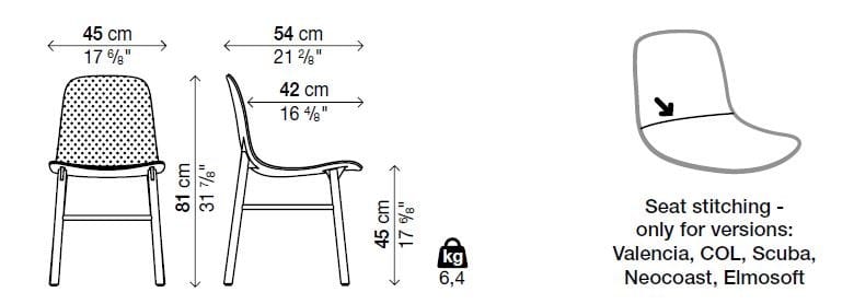 Мягкий стул Kristalia Sharky ARCH-00104821 - Вид №9