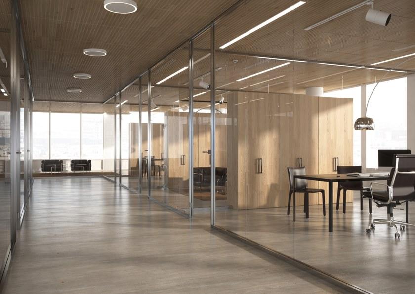 Elitable Раздвижная стеклянная мобильная стена для офиса Unika sun-id-1357164 - Вид №1