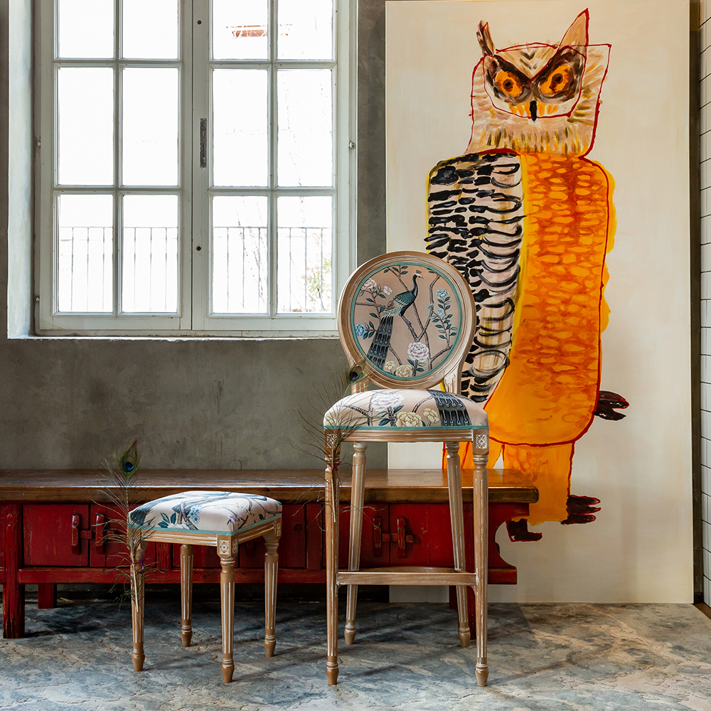 21060760 Банкетка малая «Императорский павлин» Object Desire  - Вид №4