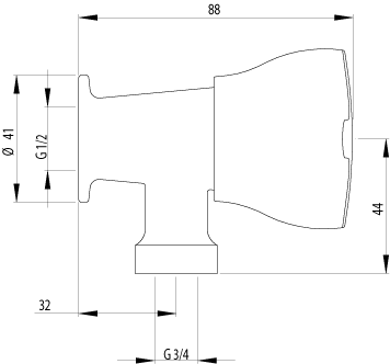 AW413FWM Смеситель для стиральной машины Awa Methven - Вид №1