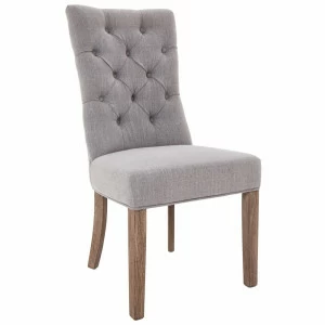 Обеденный стул от RVAstley RVASTLEY GREY LINEN 060810 Серый