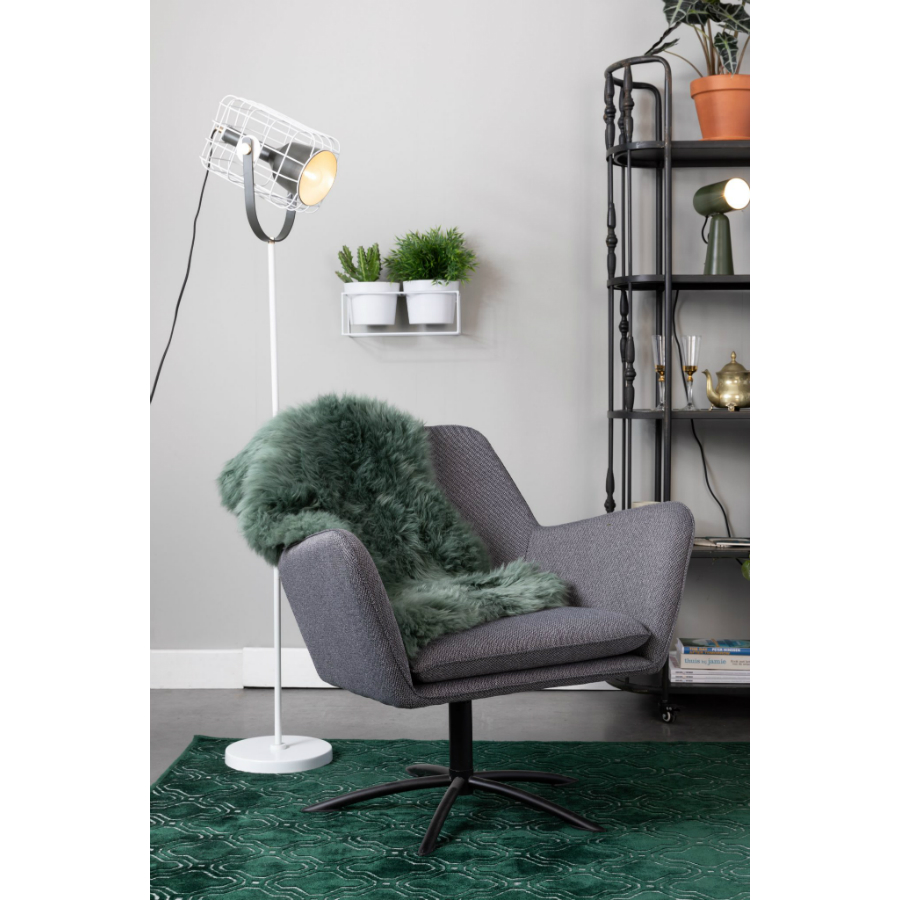 Лампа напольная Cage, белая White Label Living 5100074 - Вид №1