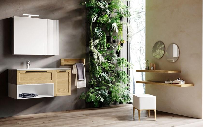 Mobiltesino Тумба под умывальник из ясеня с зеркалом Frame sun-id-1358241 - Вид №1