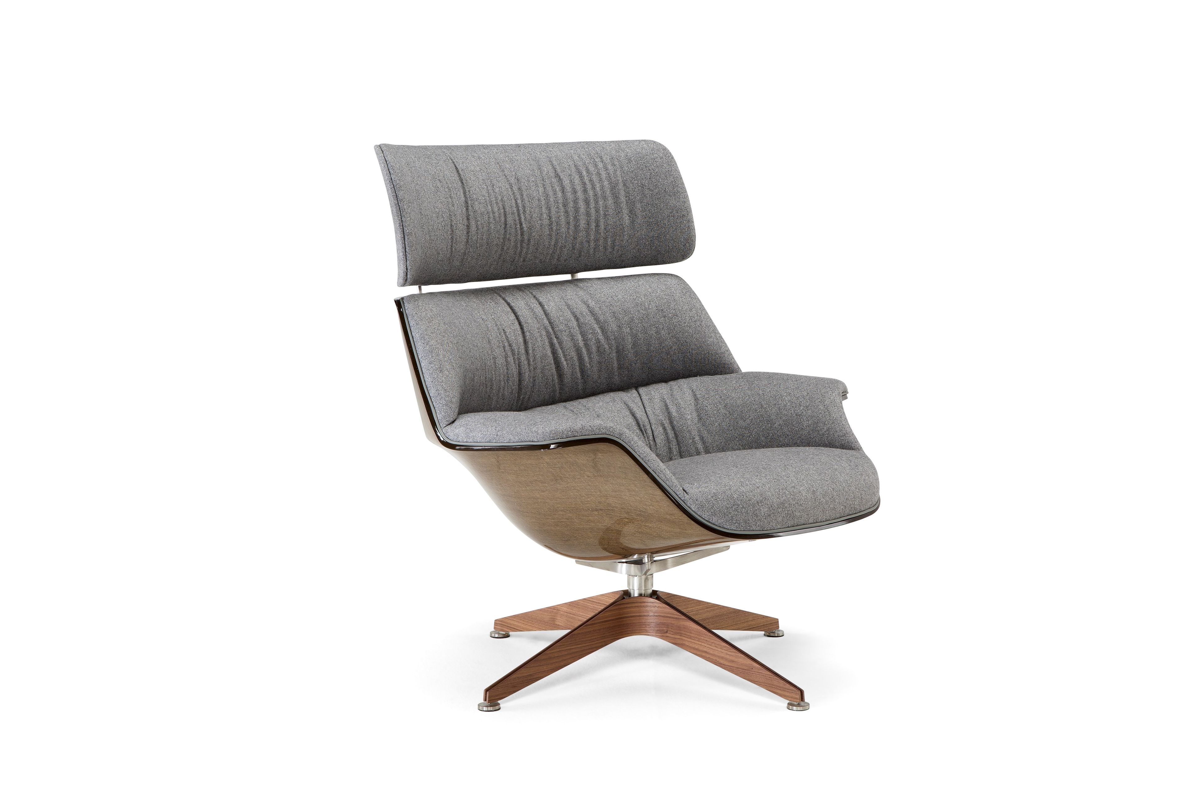 Спицевое вращающееся кресло с высокой спинкой Amura Coach ARCH-00090811 - Вид №15