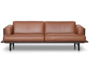 3-местный кожаный диван