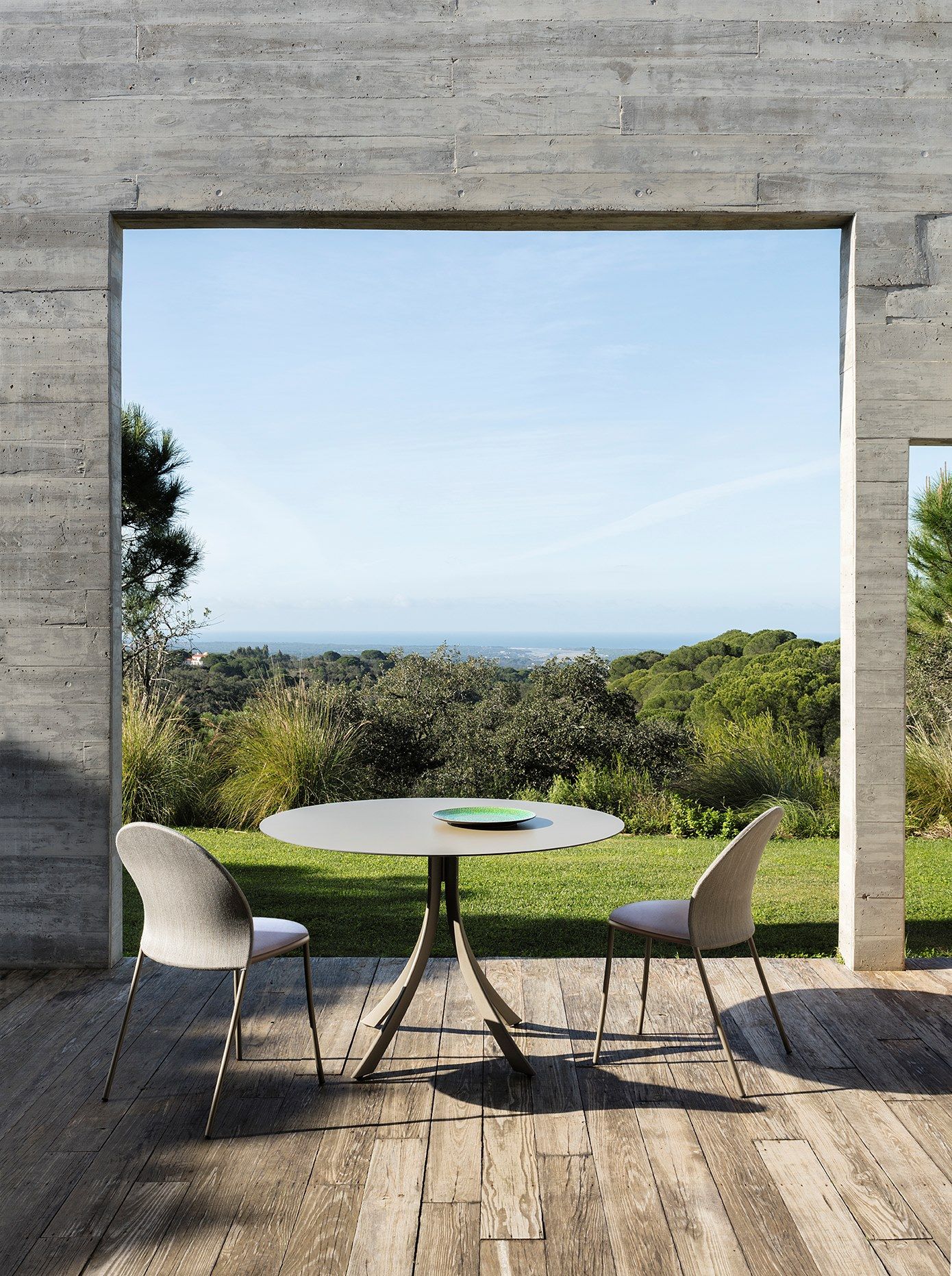 Тканевый мягкий штабелируемый садовый стул EXPORMIM лепесток ARCH-00109446