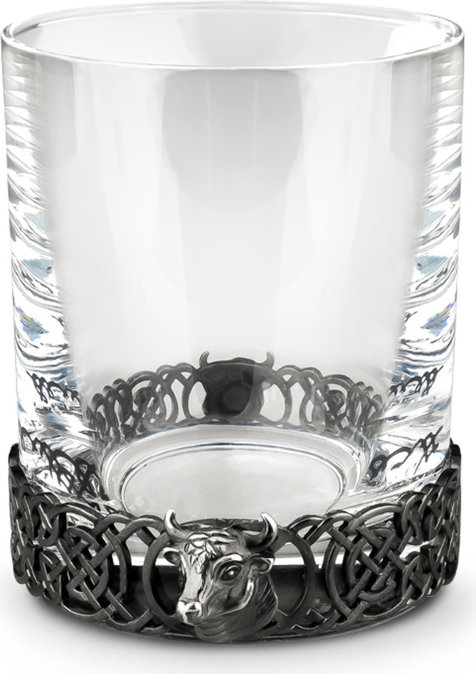 10671776 Русские самоцветы Стопка Бык Русские самоцветы, серебро 925 Серебро 925 