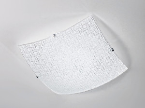 Стеклянный светодиодный потолочный светильник