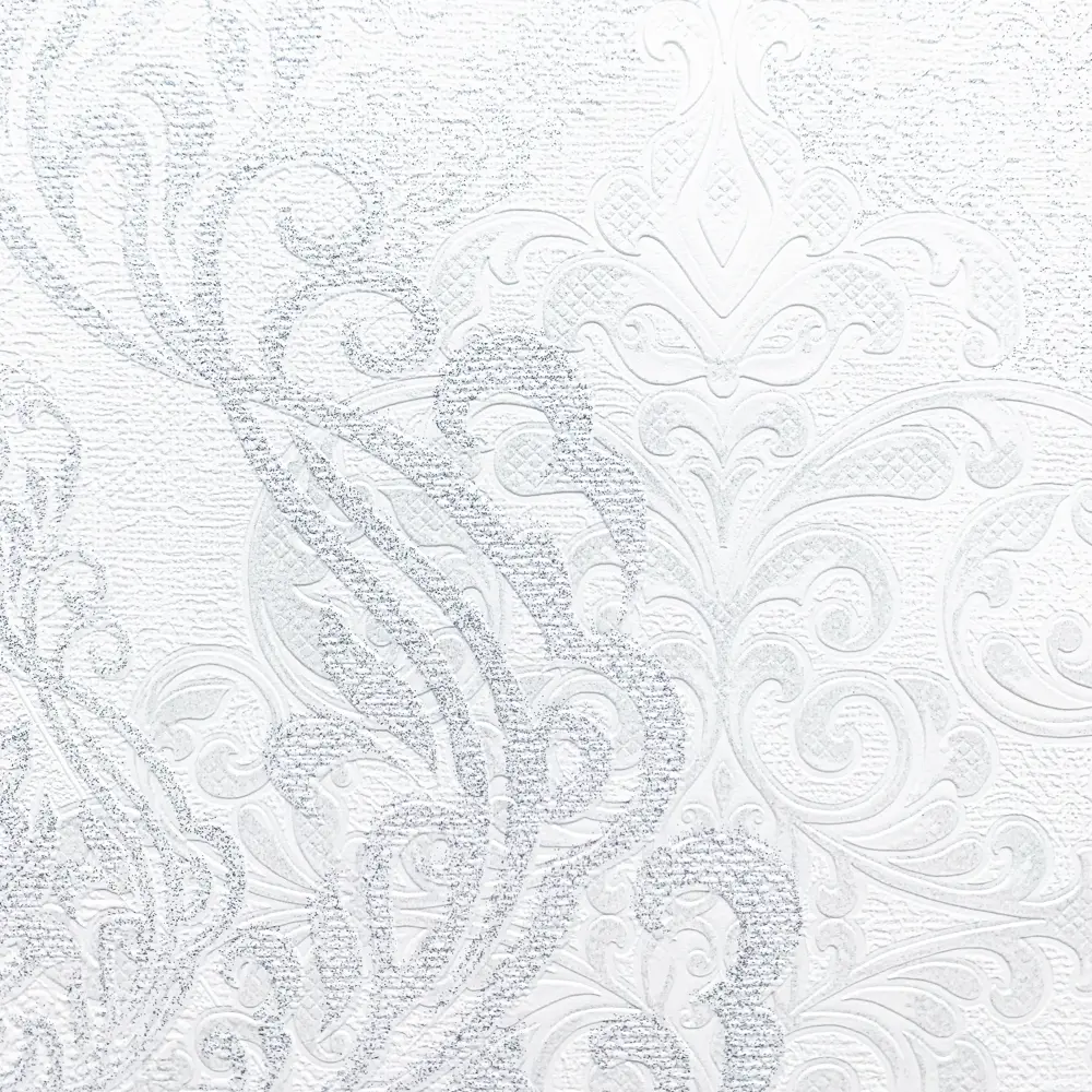 Обои флизелиновые Inspire Grace белоснежные 1.06 м White 0 83617761 STLM-2056695 - Вид №1