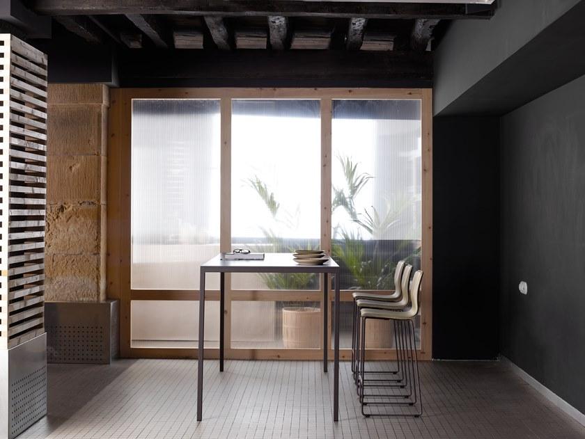 ONDARRETA Прямоугольный металлический высокий стол Dry sun-id-1421075 - Вид №2