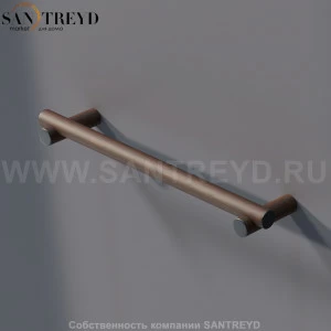 Agape DOT LINE Полотенцедержатель или базовый опорный элемент 50,4 см настенный коричневый дуб ADTL0450.RU