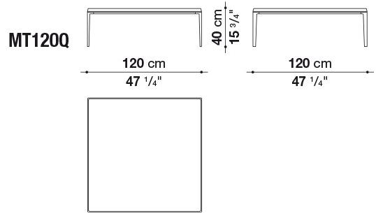 B&B Italia Прямоугольный журнальный столик из массива дерева Michel sun-id-1471965 - Вид №7