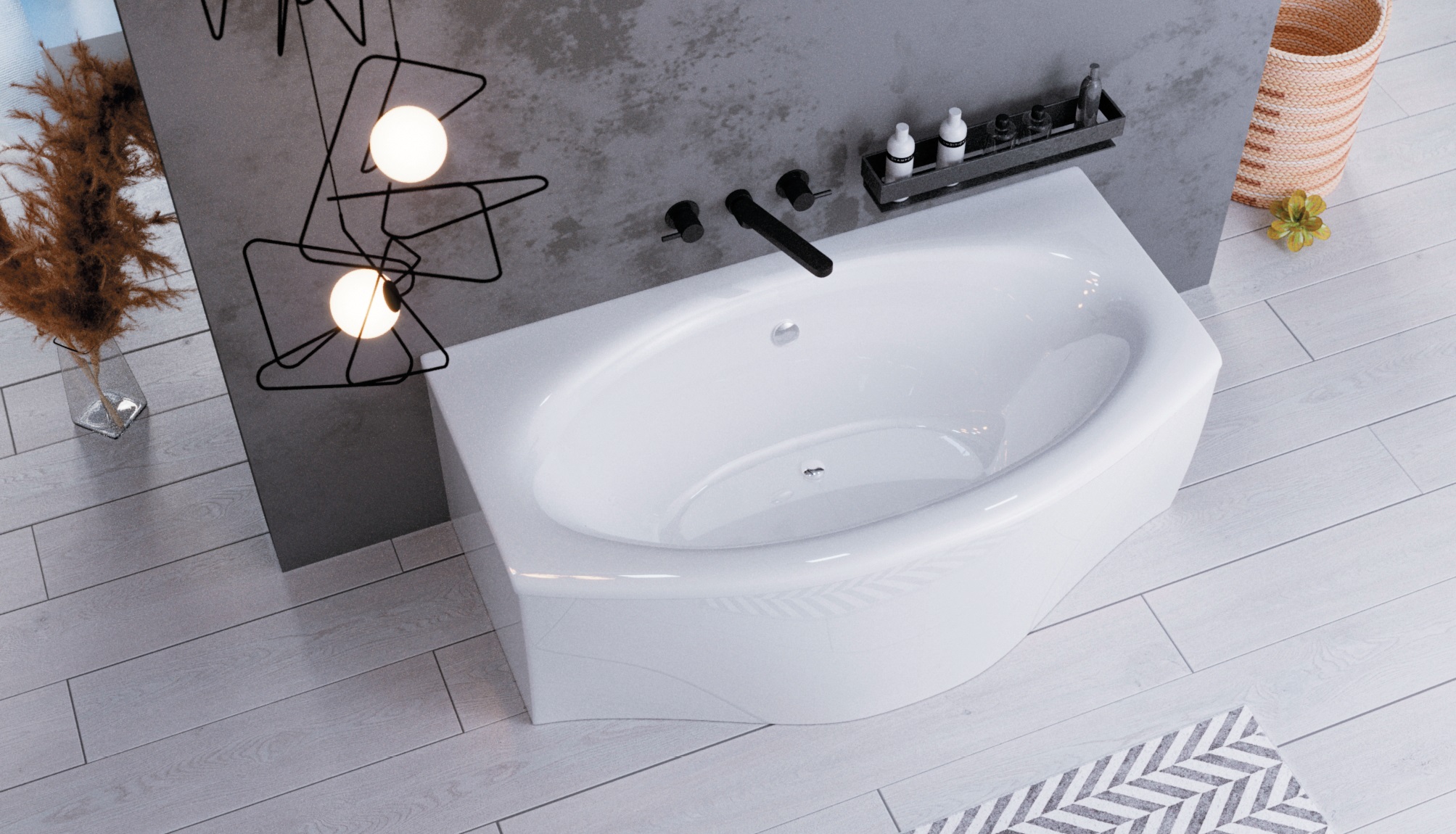 У13230 Ванна Marka One NEGA 170x94 1 Marka NEGA  - Вид №2