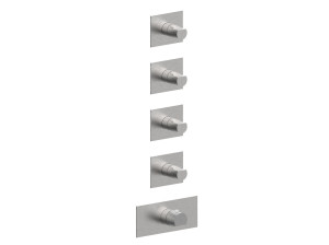 Термостатический смеситель для душа из нержавеющей стали с 5 отверстиями