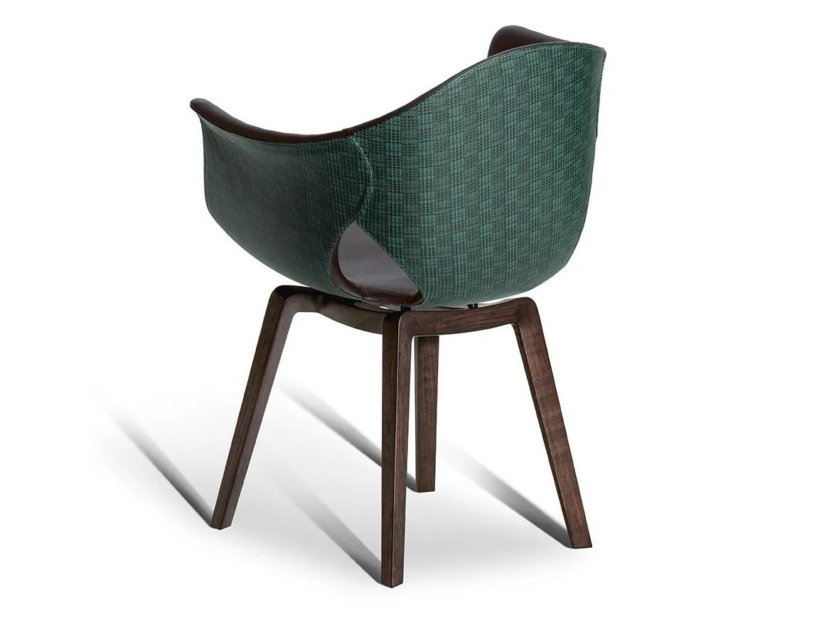 Кожаный стул с подлокотниками Poltrona Frau коллекция-диваны и кресла ARCH-00135979