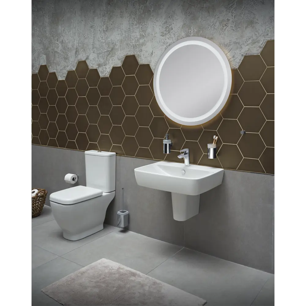 Унитаз-компакт Vitra Polar универсальный выпуск двойной слив 82634378 STLM-2041989 - Вид №5