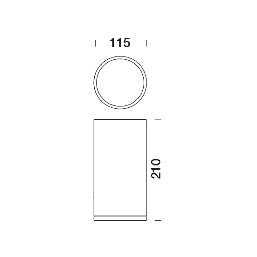 8530111 Потолочный светильник Platek MONACO MEDIUM  MONACO MEDIUM - 1 COB 3000K 13°  - Вид №6