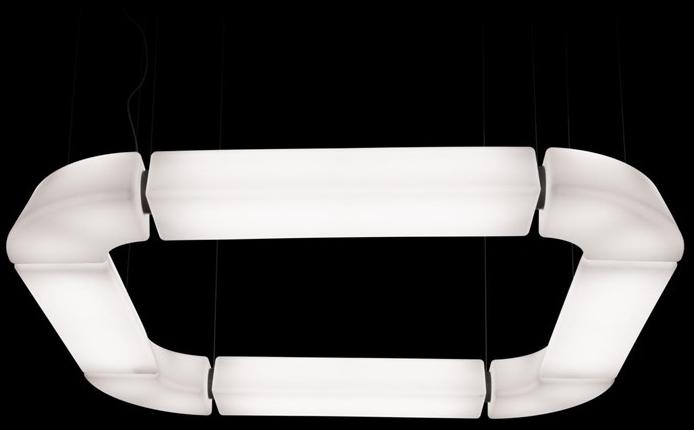 Martinelli Luce Подвесной светильник из полиэтилена с диммером Circular pol 2057 xxl - Вид №3