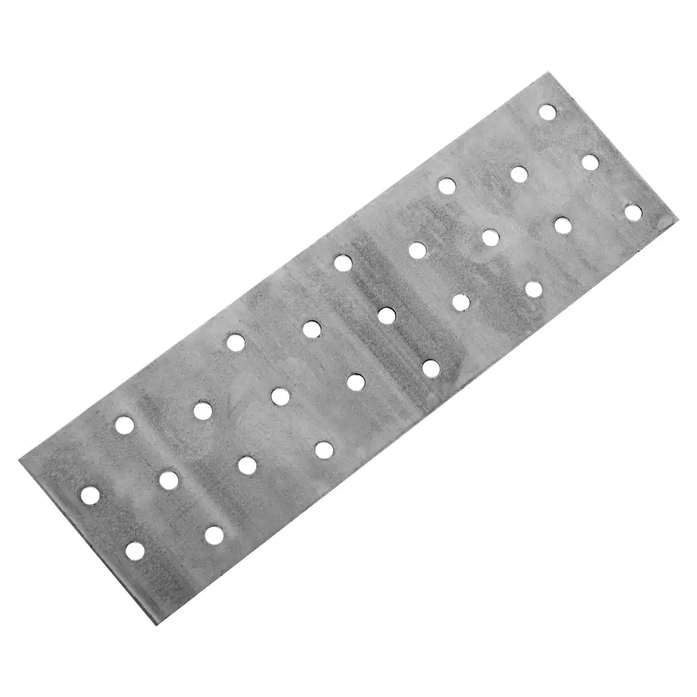 Пластина соединительная 60х200х2 мм, оцинкованная сталь КРЕПКО-НАКРЕПКО STLM-2194345