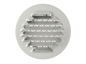 Встраиваемая решетка для отверстий диаметром от 80 до 200 мм с пластиковым отверстием