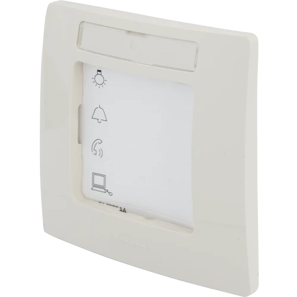 Рамка для розеток и выключателей Legrand Etika 1 пост, цвет слоновая кость 82496506 STLM-2205658 - Вид №1