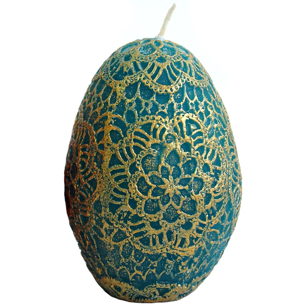 Свеча Яйцо-Ришелье золото 10 см EVIS STLM-2050498